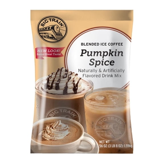 Big Train Pumpkin Spice Blended Ice Coffee Mix cs 5/3.5 lb