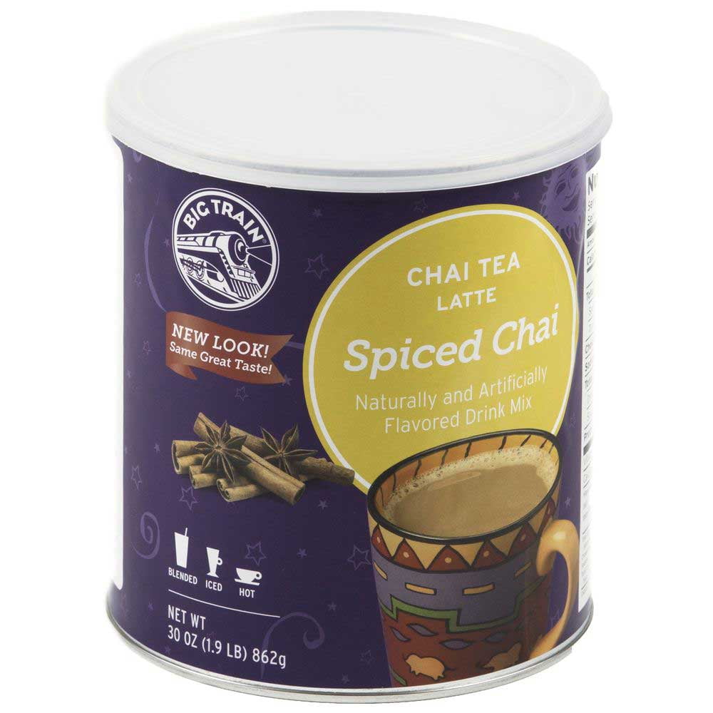 Big Train Spiced Chai Tea Latte Mix, 1.9 Pound, 6 Per Case