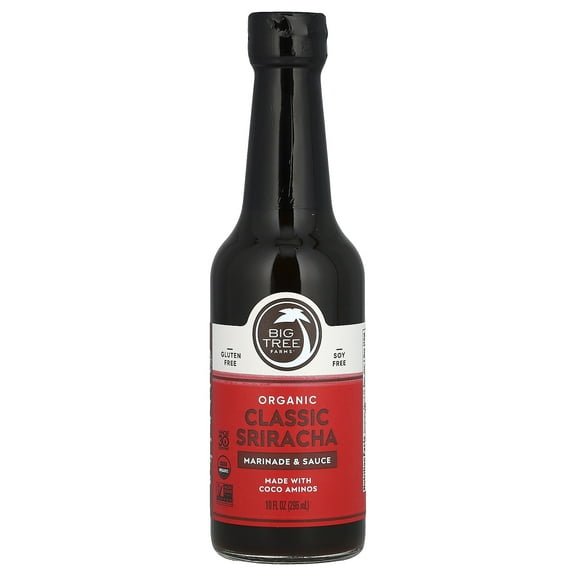 BIG TREE FARMS - Organic Classic Sriracha Marinade & Sauce 10FO ( Pack of 6)