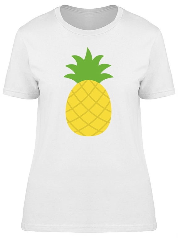 Big Tropical Pineapple T-Shirt Women -Image by Shutterstock, Female Large