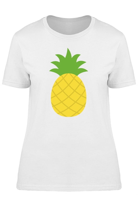 Big Tropical Pineapple T-Shirt Women -Image by Shutterstock, Female Small