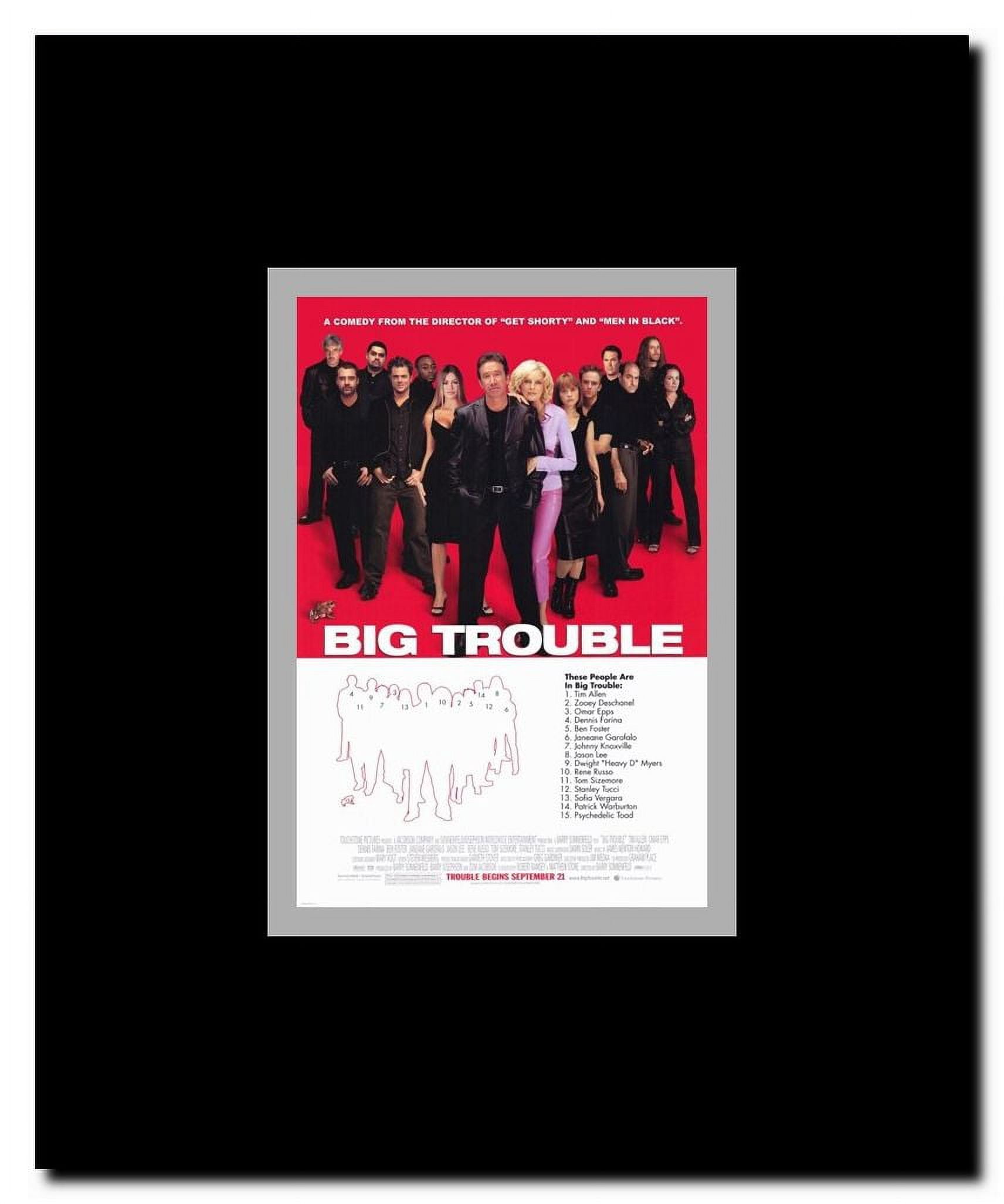 Big Trouble Framed Movie Poster