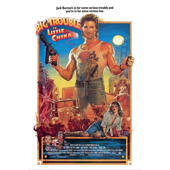 Big Trouble In Little China - Movie Poster (Regular Style) (Size 24" X 36")
