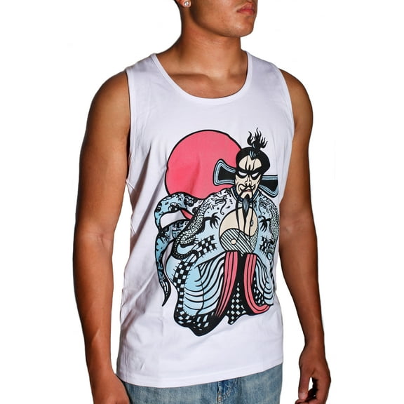 Big Trouble in Little China Fu Manchu Tank Top Jack Burton Movie Adult M