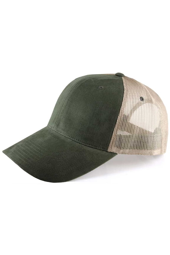 Big Trucker Retro Hat - Moss