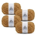 thumbnail image 1 of Big Twist Baby Emu 4 Pack Bulky Polyester Yarn, Brown Sugar, 218 yd, 7 oz, 1 of 10