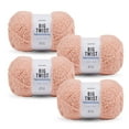 thumbnail image 1 of Big Twist Baby Emu 4 Pack Bulky Polyester Yarn, Shrimp, 218 yd, 7 oz, 1 of 10
