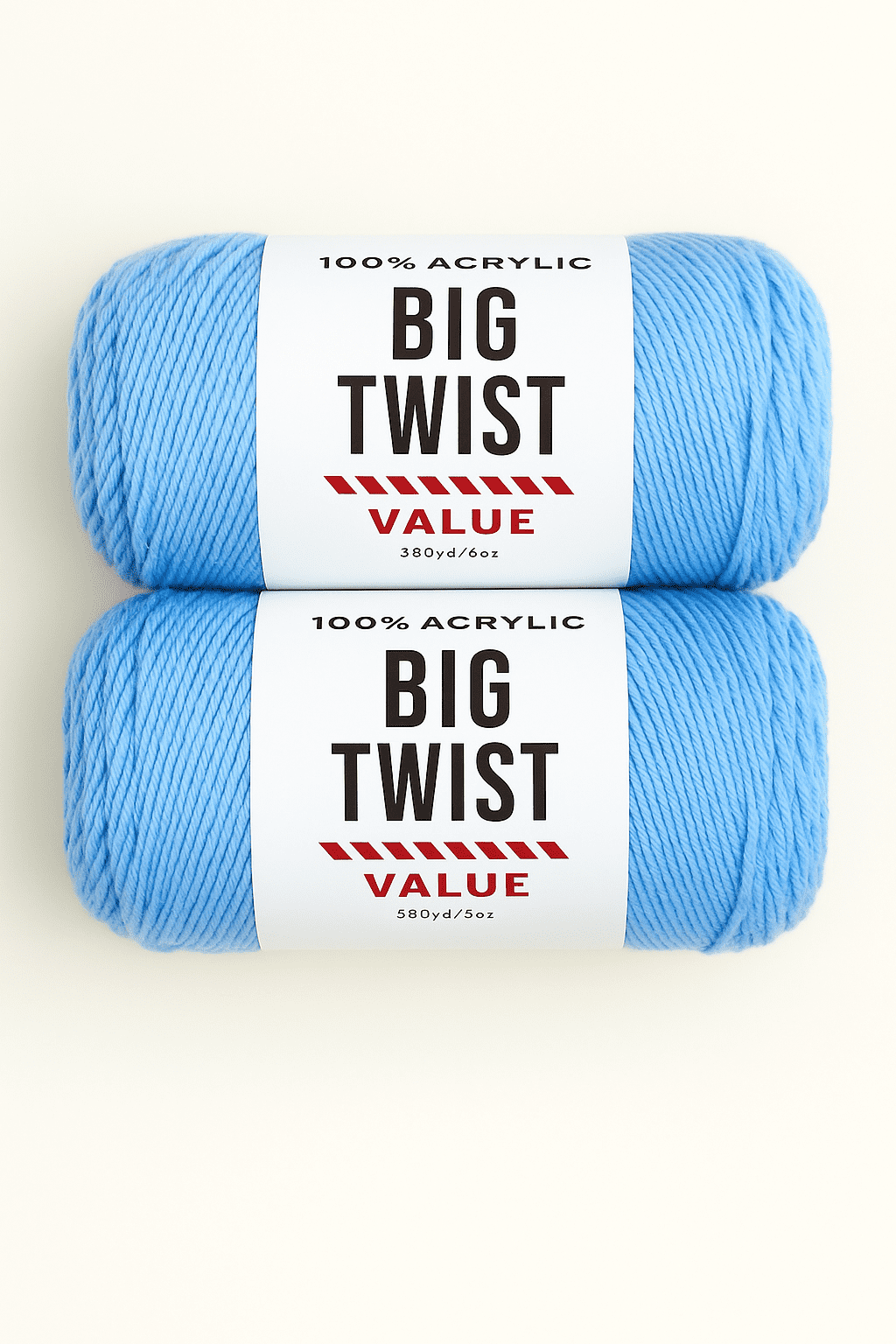 Big Twist Value Yarn Bundle- 2 Pack Cornflower Blue