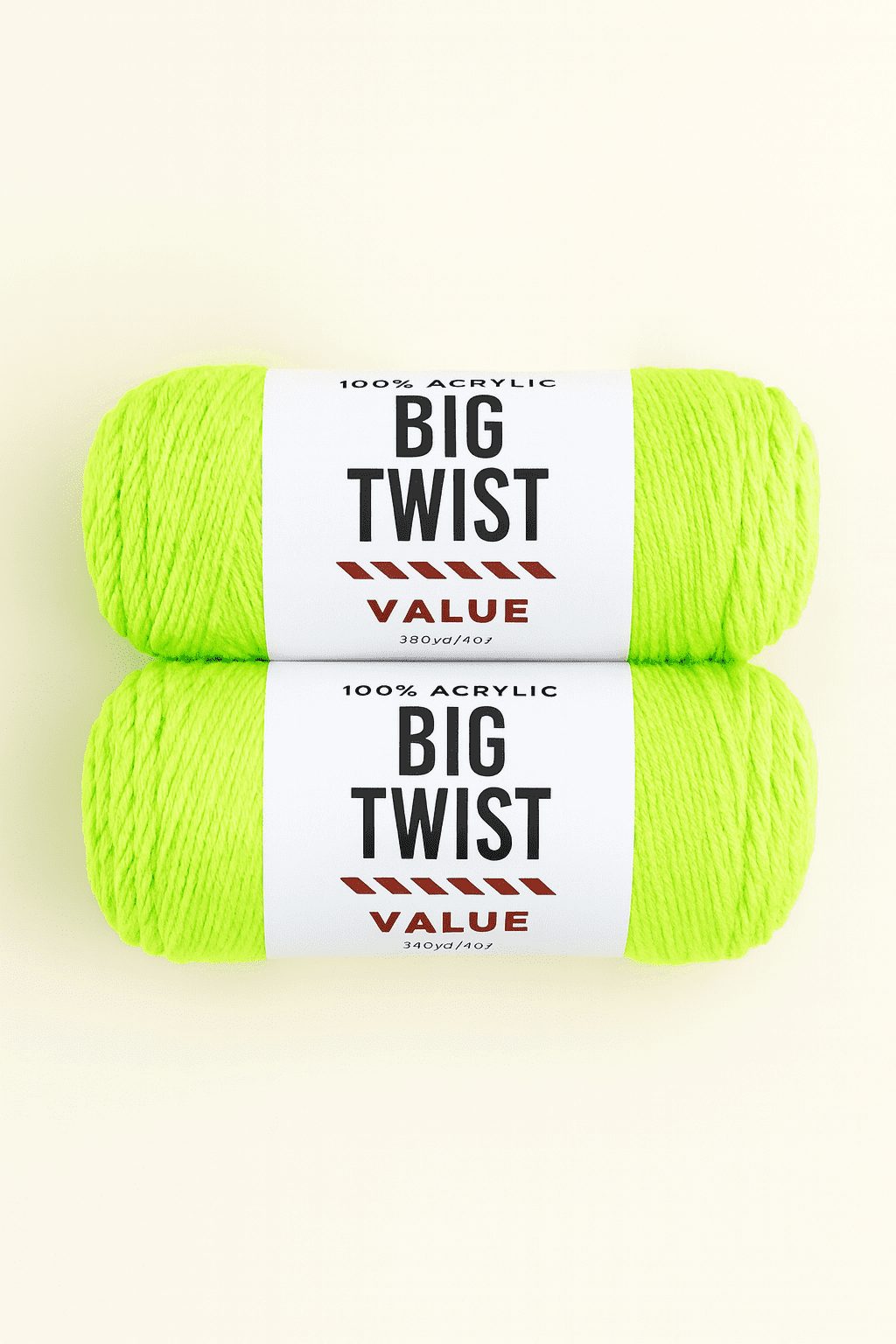 Big Twist Value Yarn Bundle- 2 Pack Slime