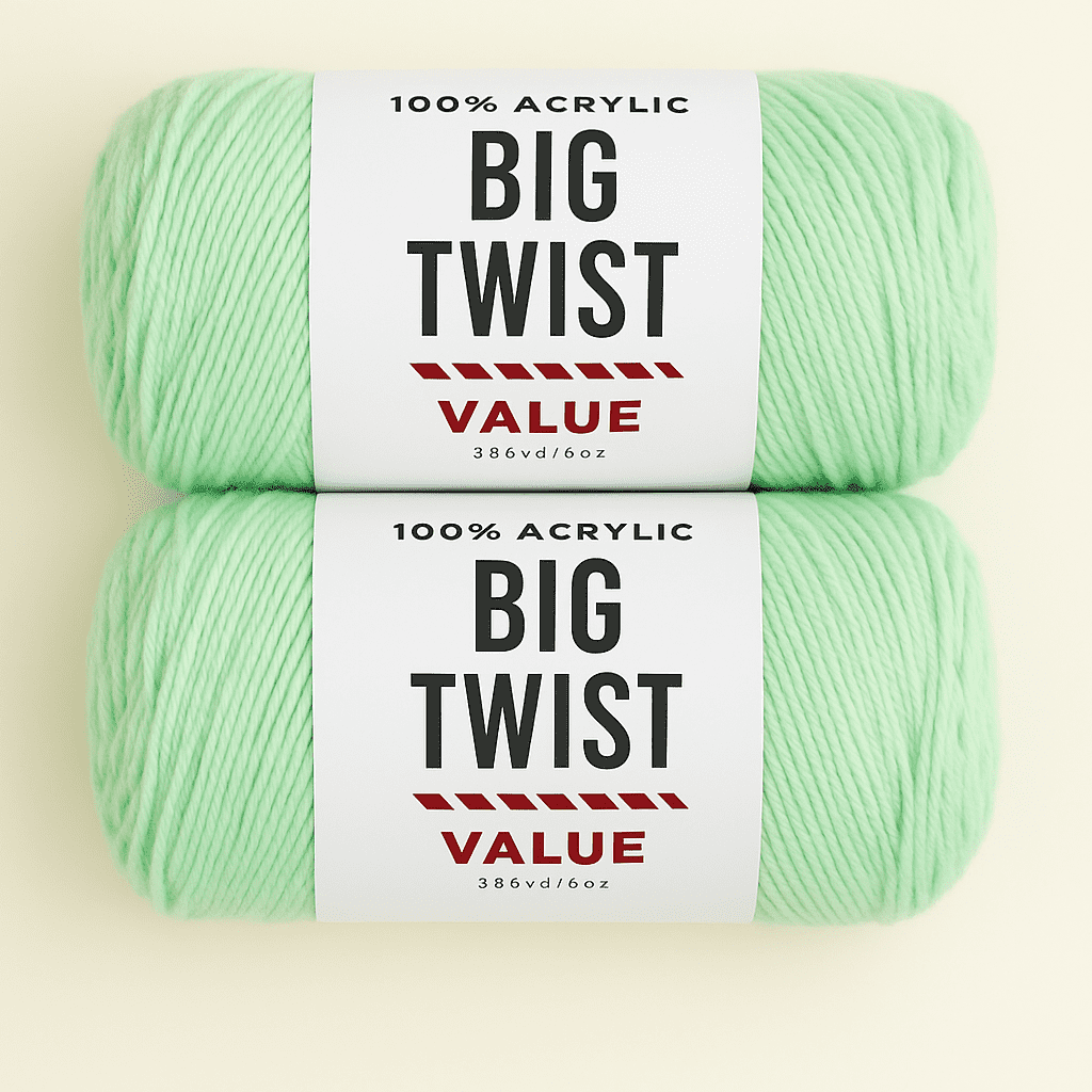 Big Twist Value Yarn Bundle- 2 Pack in Mint