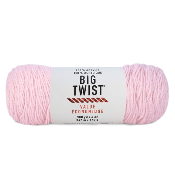 Big Twist, Value Yarn, Light Rose, 1 ct., Pack 12