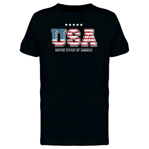 Big Usa T-Shirt Men -Image by Shutterstock, Male 3X-Large
