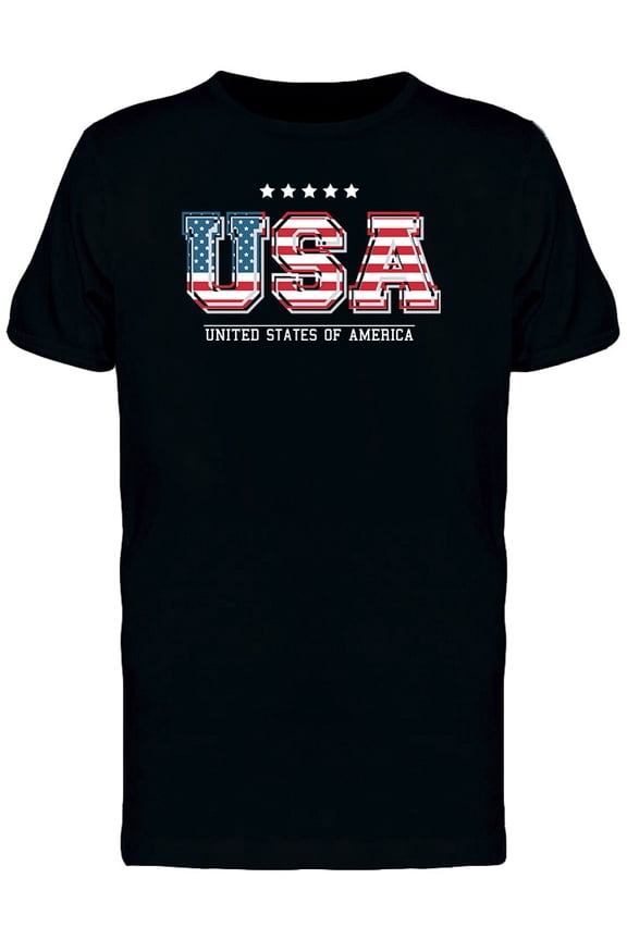 Big Usa T-Shirt Men -Image by Shutterstock, Male 3X-Large