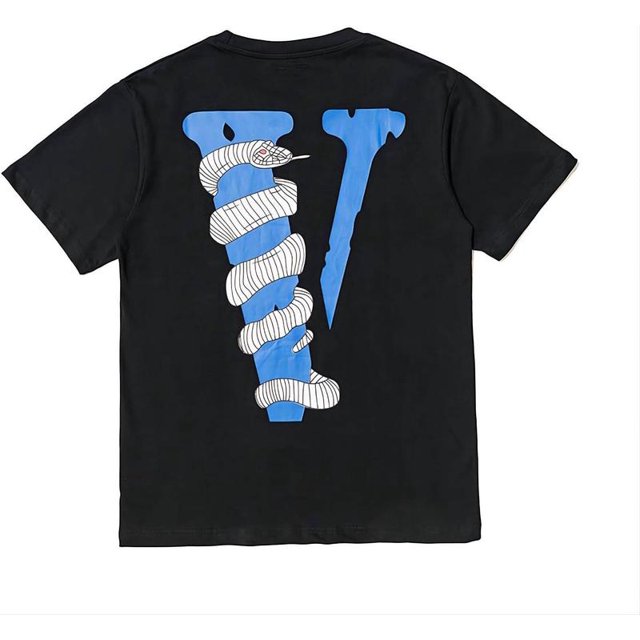 Big V s Mens V Letter s Classic s Fashion Printed Hip Hop Short Sleeve