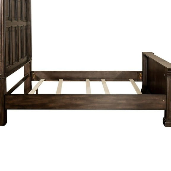 Big Valley Light Brown Queen Panel Bed