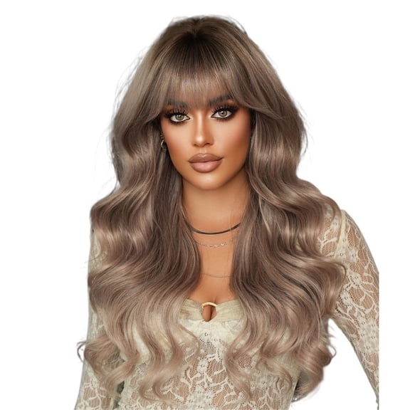 Big Wave Long Curled Hair Wig Full Headset For Natural And Comfortable Styling