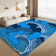 thumbnail image 1 of Big Wave Rug,Ocean Rug,Great Wave Rug,Japanese Style Rug,Rugs for Living Room,Rugs for Bedroom,Area Rugs,Modern Rugs,Popular Rugs 5x6ft, 1 of 6