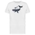thumbnail image 1 of Big Whale And Little Whale T-Shirt Men -Image by Shutterstock, Male x-Large, 1 of 2