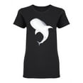 thumbnail image 1 of Big Whale Shark Graphic Shaped Tee Women's -Image by Shutterstock, 1 of 2