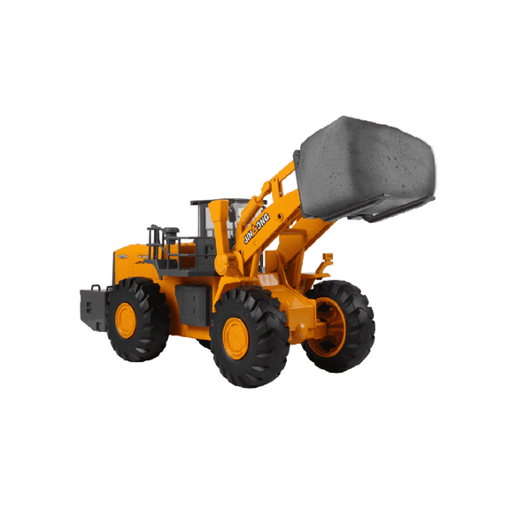 Big Wheel Fork Lift Heavy Duty Construction Toy Truck Yellow Color