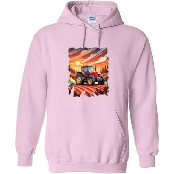 Big Wheels Big Dreams A Funny Farmer and Farm Life Tractor Graphic Hoodie, up to size 5XL