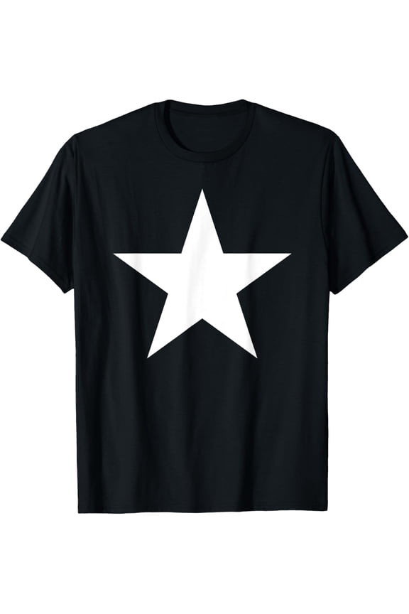 Big White Star T Shirt T-Shirt