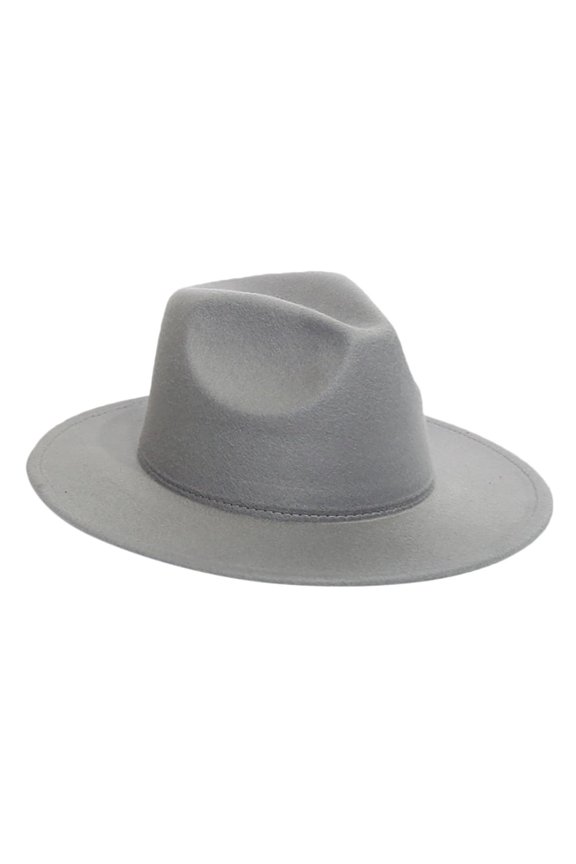 Big Wide BrimMen & Women Wide Brim Hat with Belt Buckle Adjustable Outbacks Hats Ladies Elegant Wool Flower Hat Winter Cloche Bucket Cap