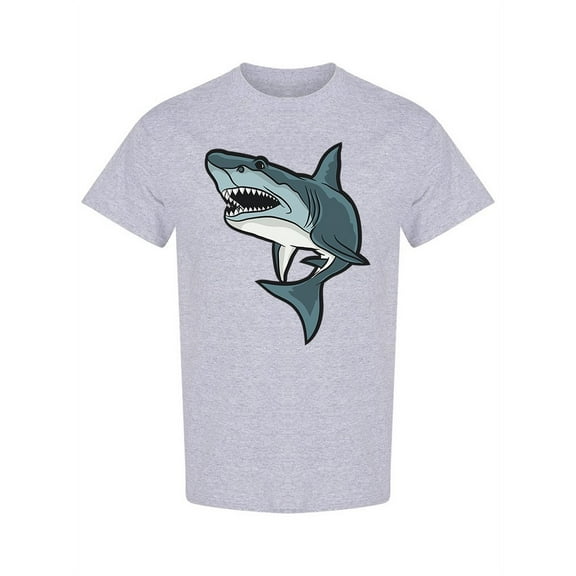 Big Wild Shark T-Shirt Men -Image by Shutterstock, Male XX-Large