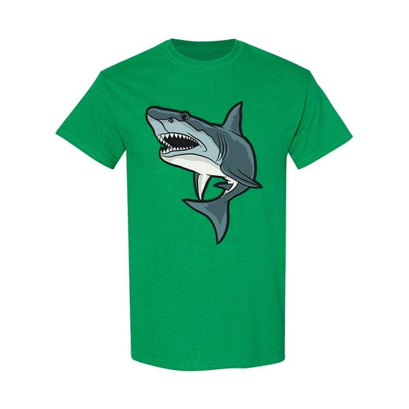Big Wild Shark T-Shirt Men -Image by Shutterstock, Male XX-Large