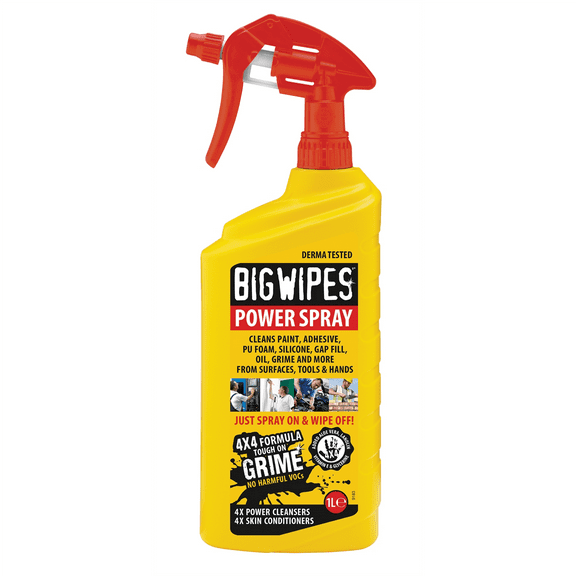 Big Wipes 6002-9-8PK Big Wipes 32 oz. Power Spray Bottle (Case of 8)