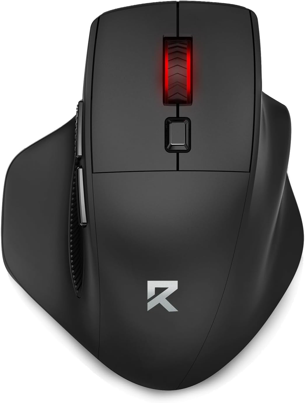 Big Wireless Mouse for Medium to Large Hands, 2.4GHz Ergonomic Computer Mouse, 6 Buttons, 4000 DPI, Full Sized USB Optical Mouse for Laptop, PC, Chromebook