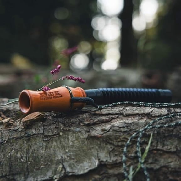 Big Woods Boss Grunt Tube, Cherry Wood, Adjustable Tone Board, Deer Call$$Other