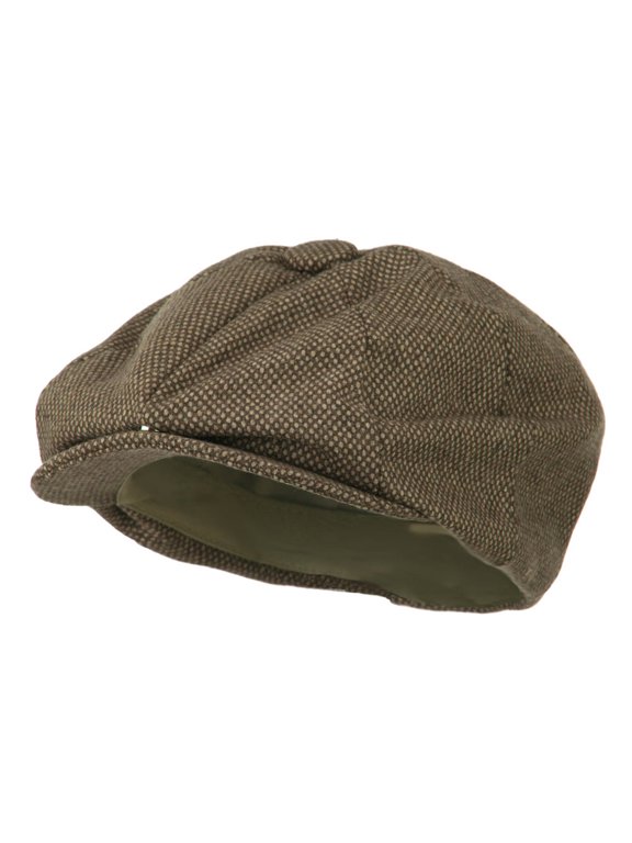 Big Wool Blend Newsboy Cap - Brown XL-3XL