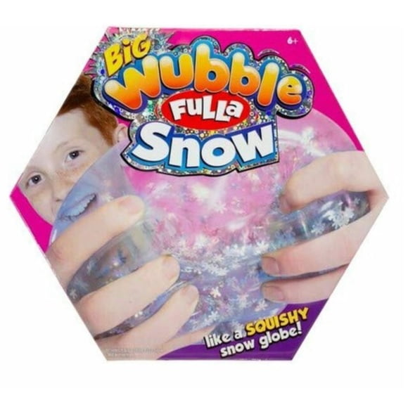 Big Wubble Fulla Snow Squishy Ball - Like a Squishy Snowglobe - Walmart.com