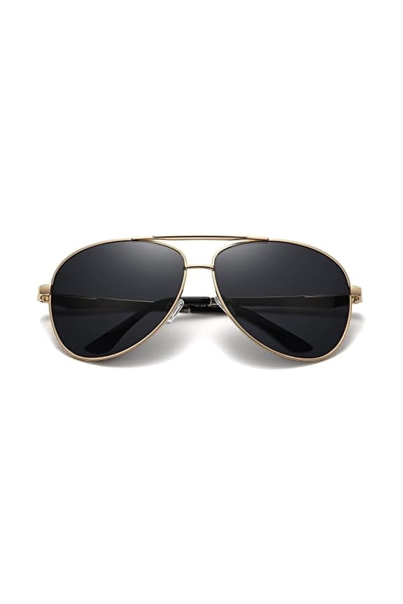Big XL Wide Frame Extra Large Polarized Aviator Sunglasses for Big Heads Men Oversized Military Pilot Glasses
