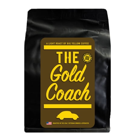 Big Yellow Coffee the Gold Coach, light, mild roast, ground, 12 oz