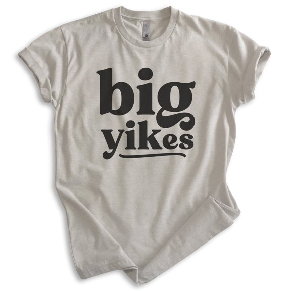 Big Yikes Shirt, Unisex Women's Men's Shirt, Silly Shirt, Humorous Shirt, Snarky Shirt, Light Silk Gray, XX-Large