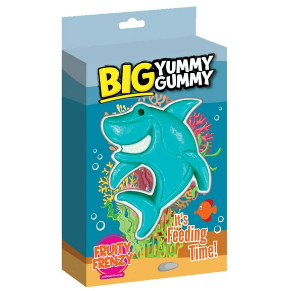 Big Yummy Gummy, Fruit Frenzy, Fruit Punch Shark, 5.29 Ounce