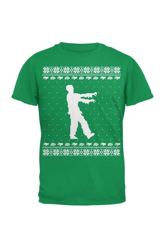 Big Zombie Green Adult T-Shirt