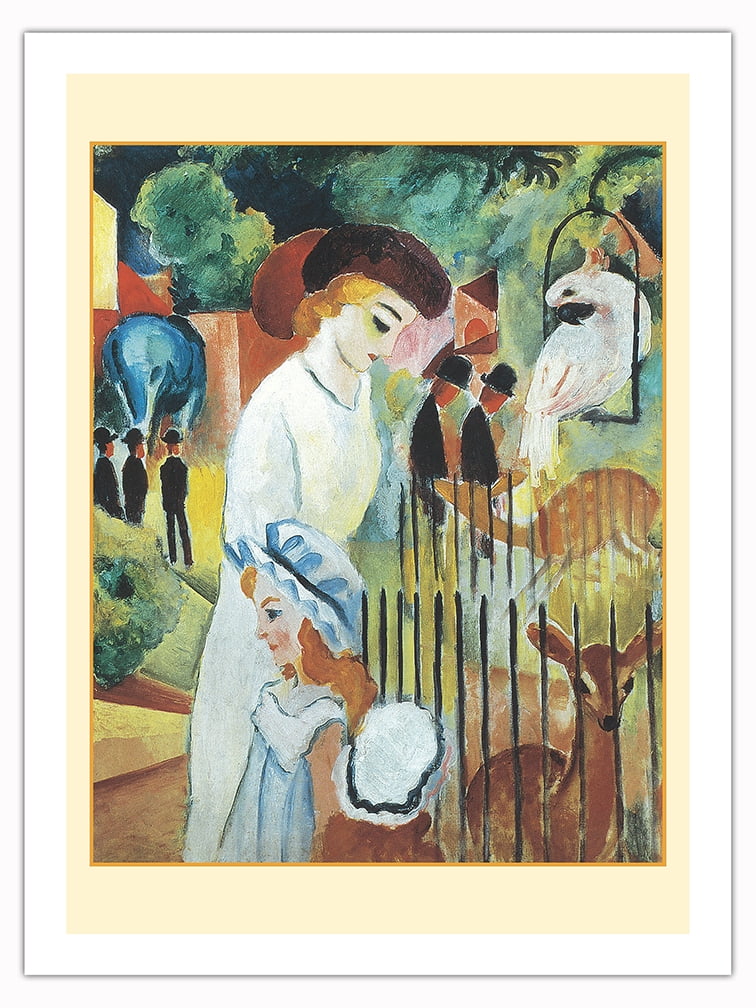 Big Zoo, Triptych (Großer Zoologischer Garten, Triptychon) From an