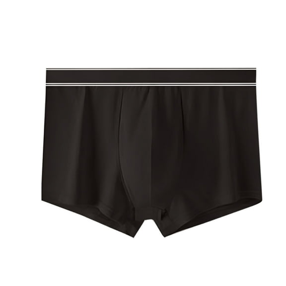 Big and Tall Boxer Briefs for Men L-4X Plus Size Breathable Cotton Underwear Mens Casual Solid Color Stretchy Mid Waisted Boxers