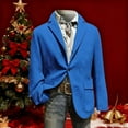 thumbnail image 1 of Big and Tall Christmas Blazers for Men Formal Corduroy Jacket Business Tailored Fit Notched Collar Winter Suit Jackets, 1 of 5