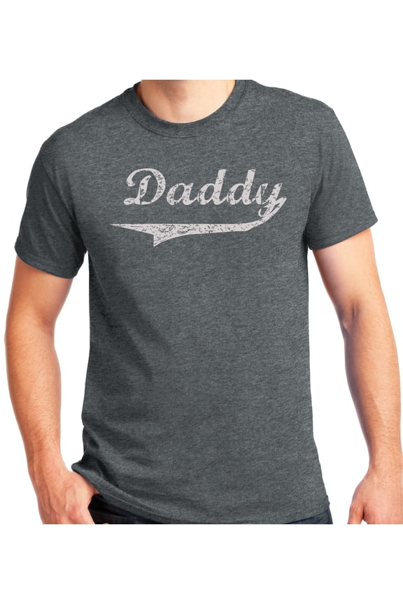 Big and Tall Daddy Distressed Baseball Script