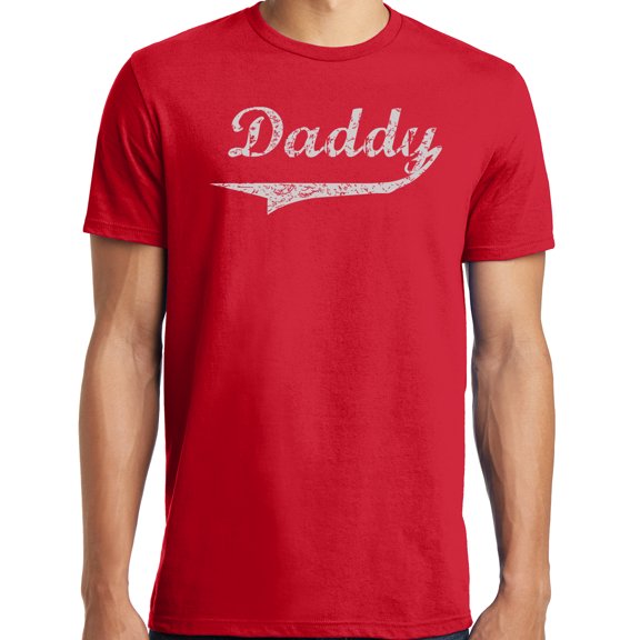 Big and Tall Daddy Distressed Baseball Script