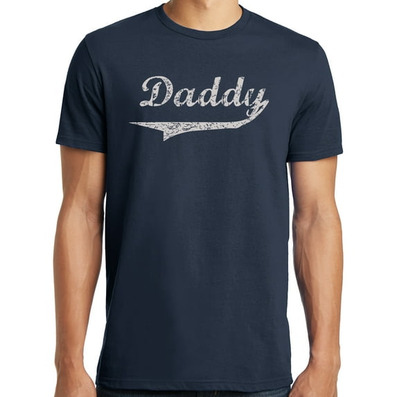 Big and Tall Daddy Distressed Baseball Script