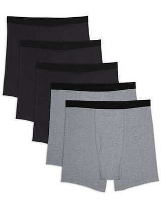 6 Pack Men's Big & Tall USA Assorted Log Leg Boxer Briefs Underwear 