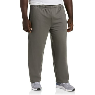 Kingsize Men's Big & Tall Fleece Zip Fly Pants - Walmart.com