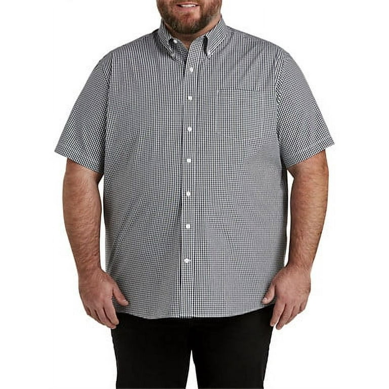 Big & Tall Short Sleeve 5XLT Casual Button-Down Shirts for Men for