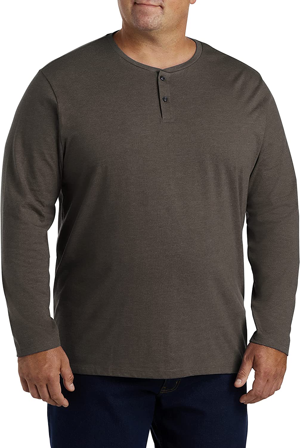 Russell Athletic Men's Big & Tall Logo Solid Long Sleeve Tshirt, Sizes