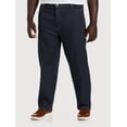 thumbnail image 1 of Big and Tall Essentials by DXL Men's Loose Fit Jeans, Dark Rinse, 46W x 28L, 1 of 5